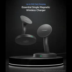 ŁADOWARKA MAGSAFE SPIGEN EF151MS ESSENTIAL MAGNETIC 15W CZARNA