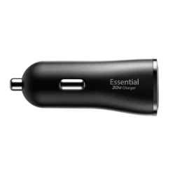 ŁADOWARKA SAMOCHODOWA SPIGEN ESSENTIAL EV302 2-PORT CAR CHARGER 30W CZARNA
