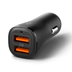 ŁADOWARKA SAMOCHODOWA SPIGEN ESSENTIAL EV302 2-PORT CAR CHARGER 30W CZARNA