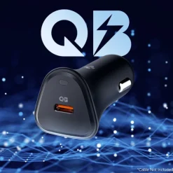 ŁADOWARKA SAMOCHODOWA SPIGEN ESSENTIAL EV301 1-PORT CAR CHARGER 30W BLACK