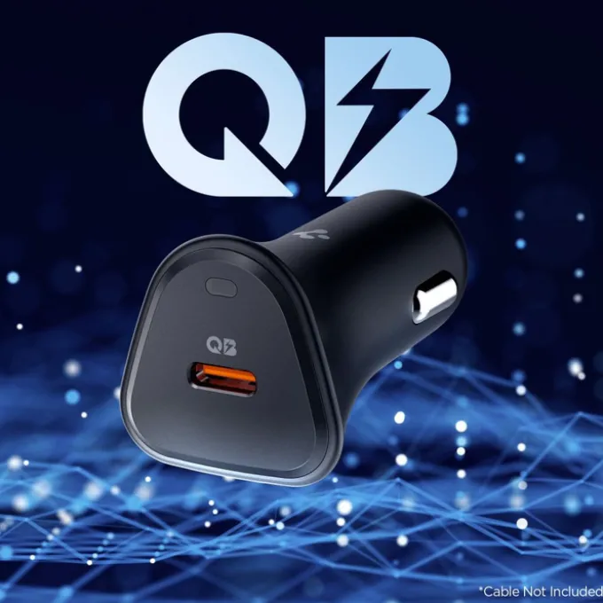 ŁADOWARKA SAMOCHODOWA SPIGEN ESSENTIAL EV301 1-PORT CAR CHARGER 30W BLACK