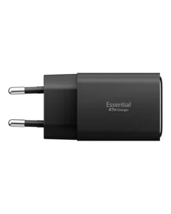ŁADOWARKA SIECIOWA SPIGEN ESSENTIAL 47W USB-C USB-A EE473EU CZARNA