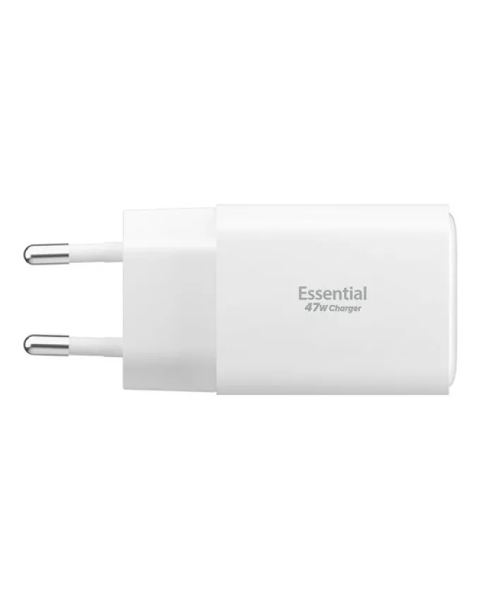 ŁADOWARKA SIECIOWA USB-C USB-A SPIGEN ESSENTIAL 47W EE473EU BIAŁA