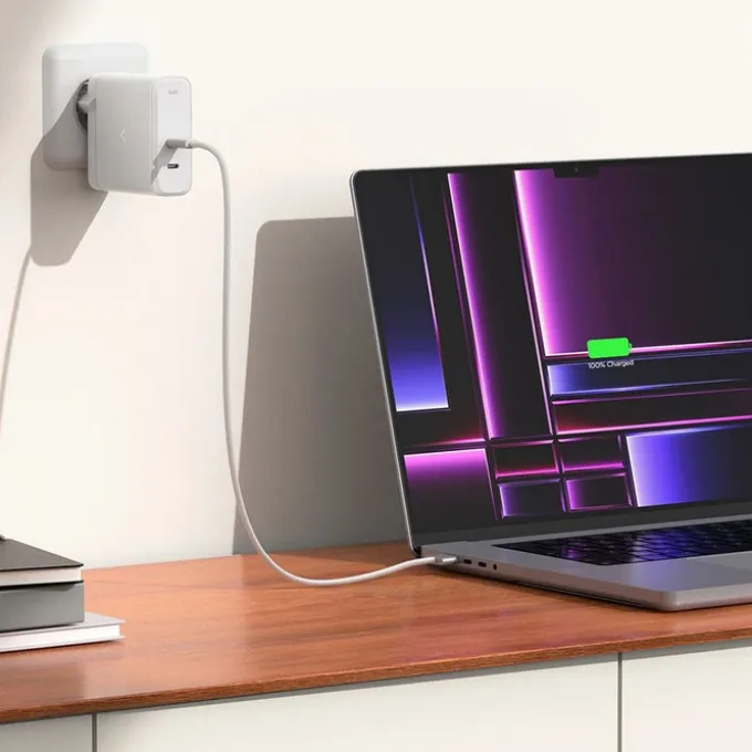 ŁADOWARKA SPIGEN ARCSTATION PRO GAN-1402 2-PORT NETWORK CHARGER 140W WHITE