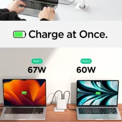 ŁADOWARKA SPIGEN ARCSTATION PRO GAN-1402 2-PORT NETWORK CHARGER 140W WHITE