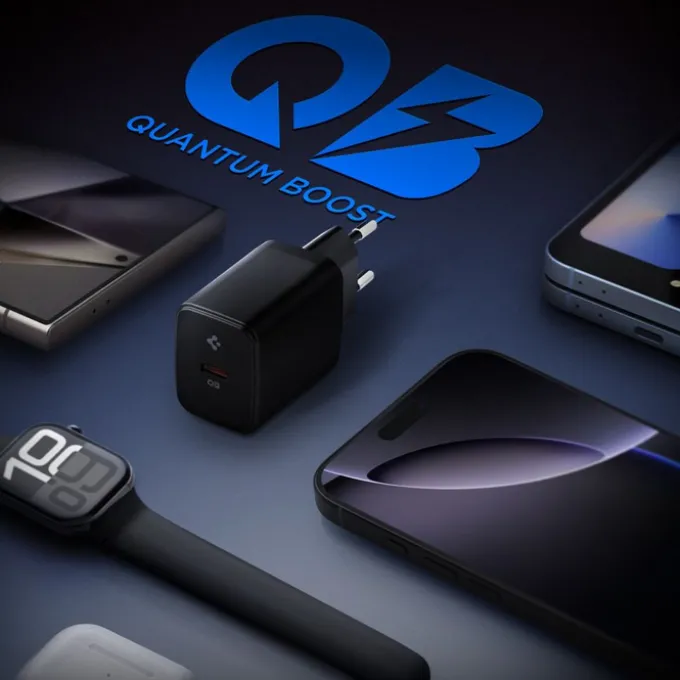 ŁADOWARKA SPIGEN ESSENTIAL EE201EU 1-PORT NETWORK CHARGER 20W CZARNA