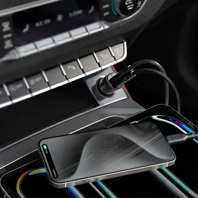 ŁADOWARKA SPIGEN EV502 ARCSTATION ESSENTIAL CAR CHARGER 50W BLACK