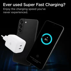 Ładowarka SPIGEN Pe2106eu Powerarc 2-port Network Charger Pd65w White