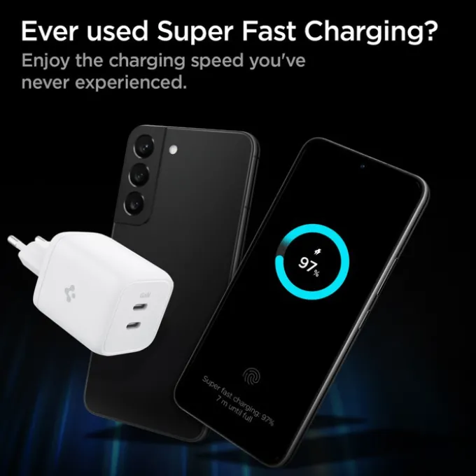 Ładowarka SPIGEN Pe2106eu Powerarc 2-port Network Charger Pd65w White