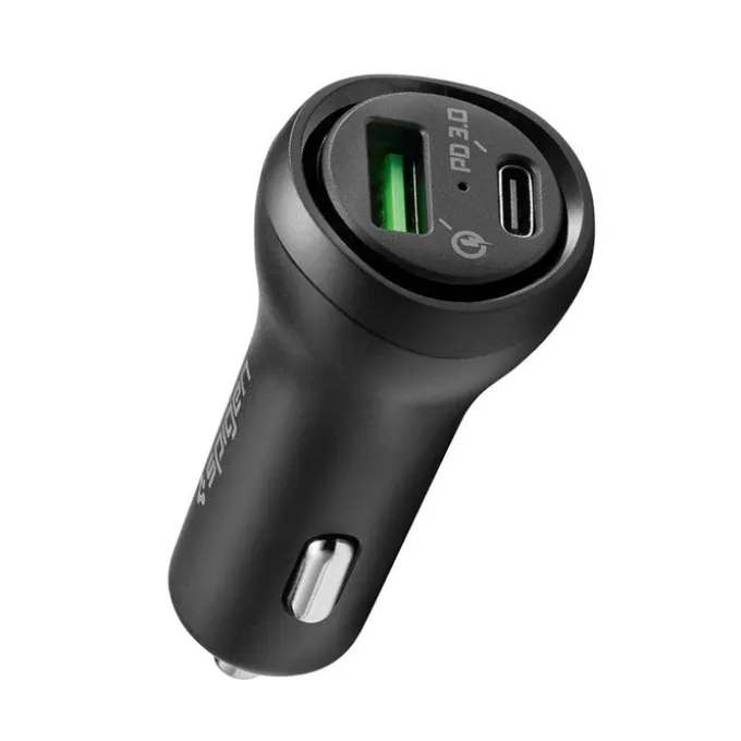 Ładowarka SPIGEN STEADIBOOST F31QC 2-PORT CAR CHARGER PD27W/QC3.0 BLACK