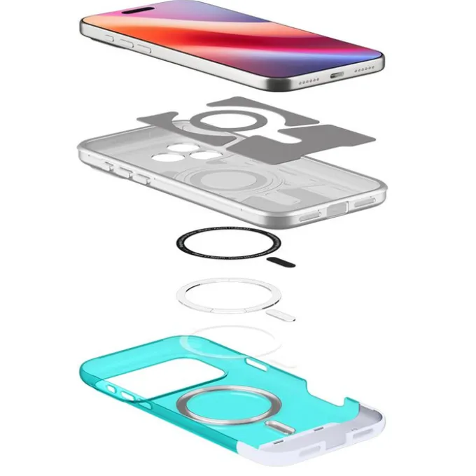 ETUI APPLE IPHONE 17 PRO MAX SPIGEN CLASSIC C1 MAGSAFE BONDI BLUE