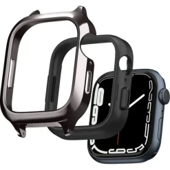 Etui i Pasek Spigen Metal Fit Pro Apple Watch SE 4 5 6 7 8 9 44 / 45 mm Grafitowe