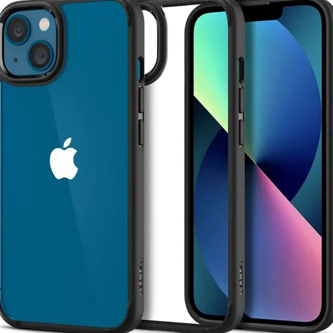 Etui iPhone 13 Etui SPIGEN Ultra Hybrid Black Case