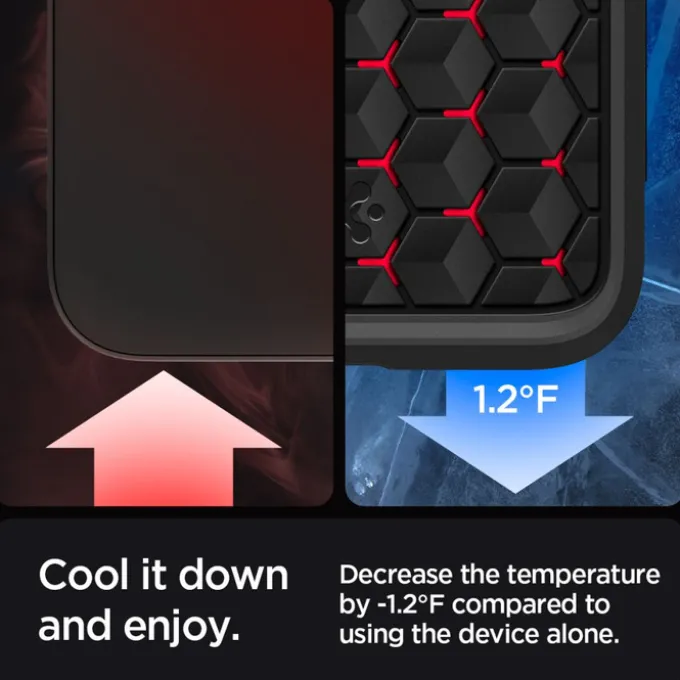 Etui iPhone 15 Pro Max Spigen Cryo Armor Cryo Red