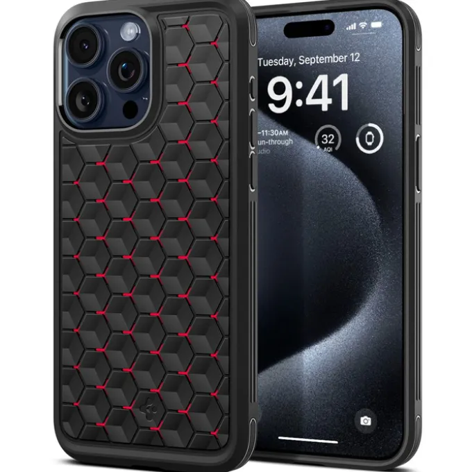 Etui iPhone 15 Pro Max Spigen Cryo Armor Cryo Red