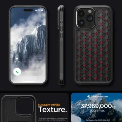 Etui iPhone 15 Pro Max Spigen Cryo Armor Cryo Red