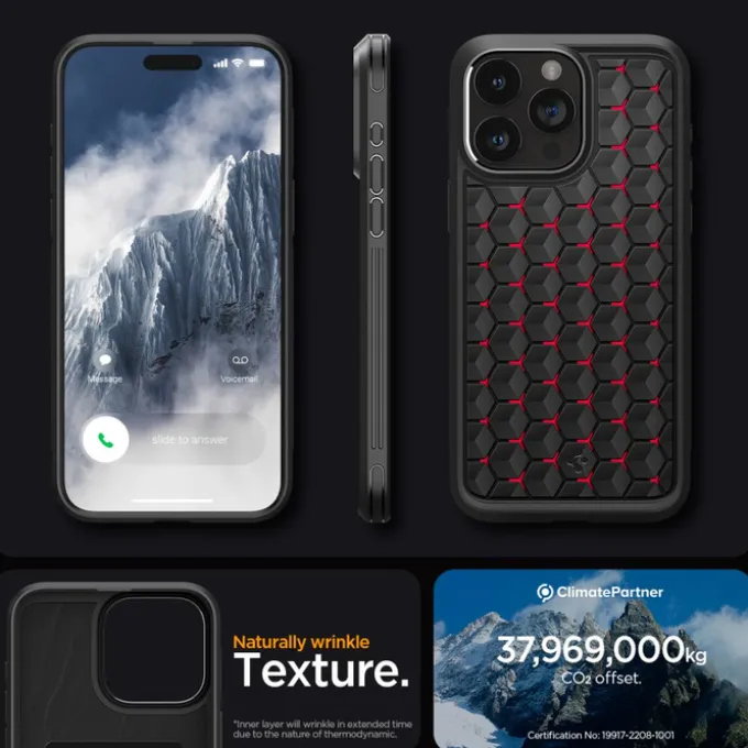 Etui iPhone 15 Pro Max Spigen Cryo Armor Cryo Red