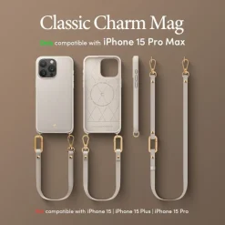 Etui iPhone 15 Pro Max Spigen Cyrill Classic Charm Mag Magsafe Cream Case