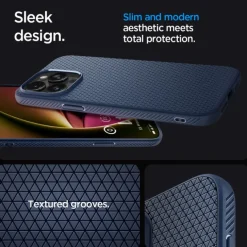 Etui iPhone 15 Pro Max Spigen Liquid Air Navy Blue Case