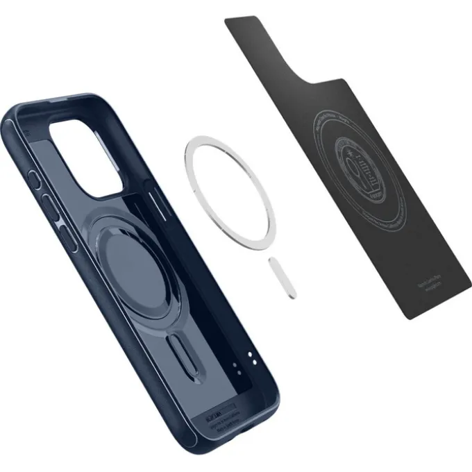 Etui iPhone 15 Pro Max Spigen Mag Armor Magsafe Navy Blue Case