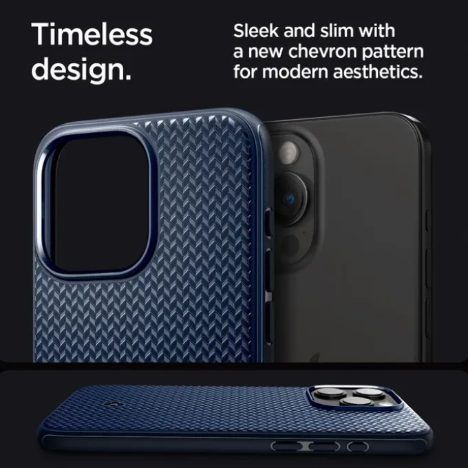 Etui iPhone 15 Pro Max Spigen Mag Armor Magsafe Navy Blue Case