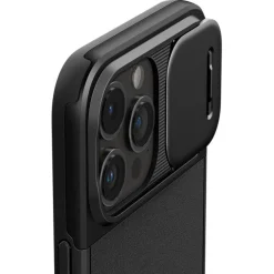 Etui iPhone 15 Pro Max Spigen Optik Armor Mag Magsafe Black Case