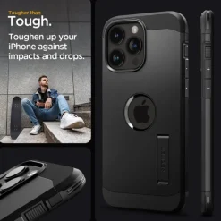 Etui iPhone 15 Pro Max Spigen Tough Armor Mag Magsafe Black Case