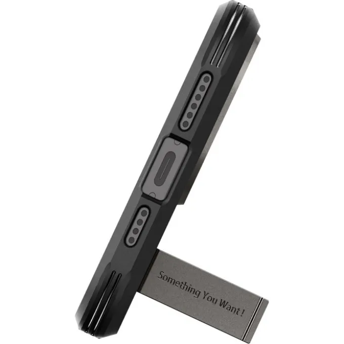 Etui iPhone 15 Pro Max Spigen Tough Armor Mag Magsafe Gunmetal
