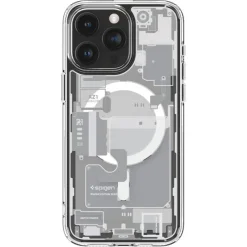Etui iPhone 15 Pro Max Spigen Ultra Hybrid Mag Magsafe Zero One White Case