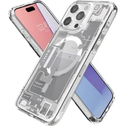 Etui iPhone 15 Pro Max Spigen Ultra Hybrid Mag Magsafe Zero One White Case