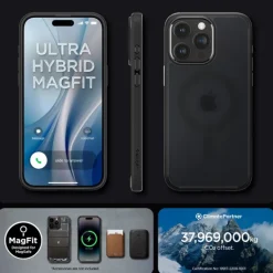 Etui iPhone 15 Pro Max Spigen Ultra Hybrid Mag Magsafe Frost Black Case