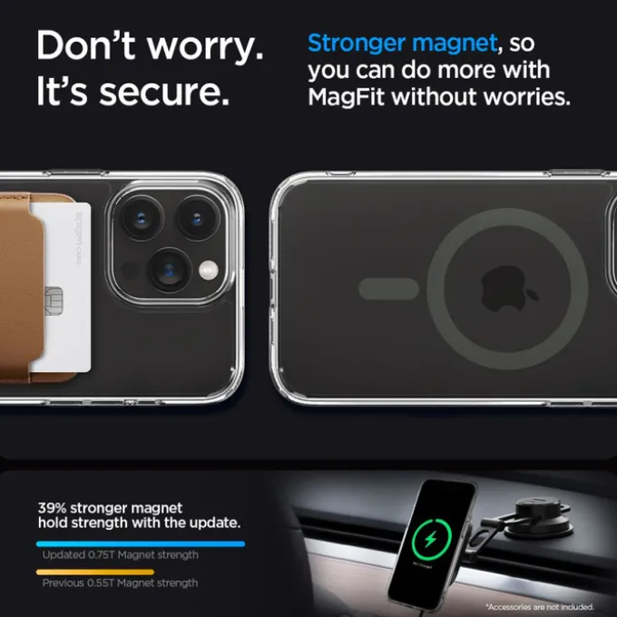 Etui iPhone 15 Pro Max Spigen Ultra Hybrid Mag Magsafe Graphite Case