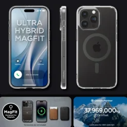 Etui iPhone 15 Pro Max Spigen Ultra Hybrid Mag Magsafe Graphite Case