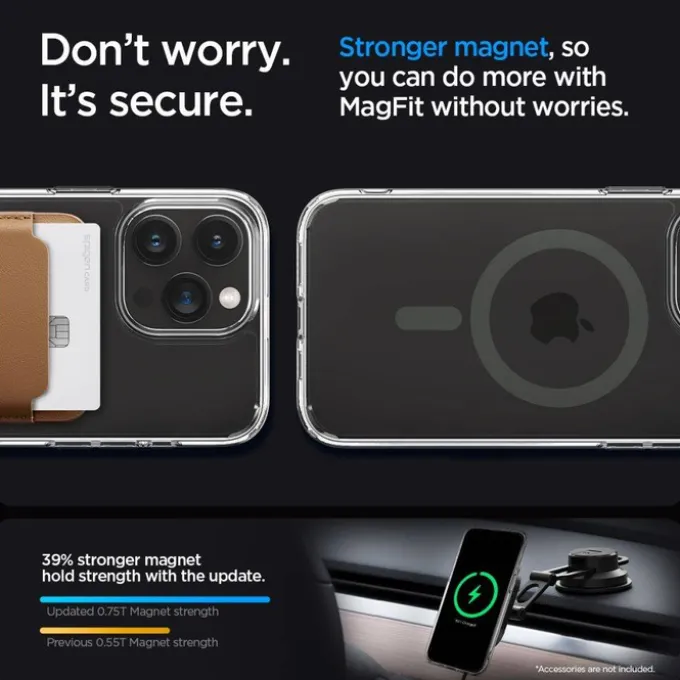 Etui iPhone 15 Pro Max Spigen Ultra Hybrid Mag Magsafe Graphite Case