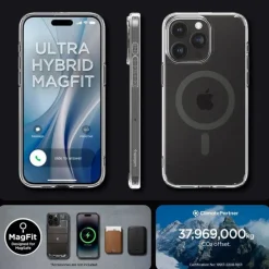 Etui iPhone 15 Pro Max Spigen Ultra Hybrid Mag Magsafe Graphite Case