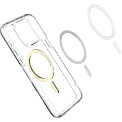 Etui iPhone 15 Pro Max Spigen Ultra Hybrid Mag Magsafe Gold Case