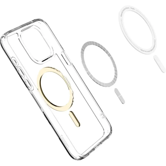Etui iPhone 15 Pro Max Spigen Ultra Hybrid Mag Magsafe Gold Case