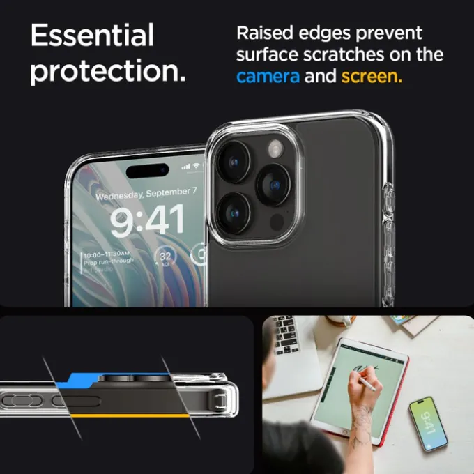 Etui iPhone 15 Pro Max Spigen Ultra Hybrid Frost Clear Case