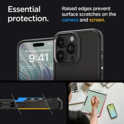 Etui iPhone 15 Pro Max Spigen Ultra Hybrid Matte Black Case