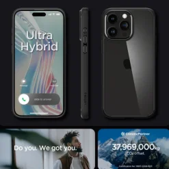 Etui iPhone 15 Pro Max Spigen Ultra Hybrid Matte Black Case