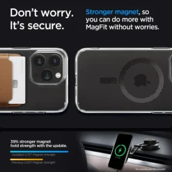 Etui iPhone 15 Pro Max Spigen Ultra Hybrid Mag Magsafe Carbon Fiber Case