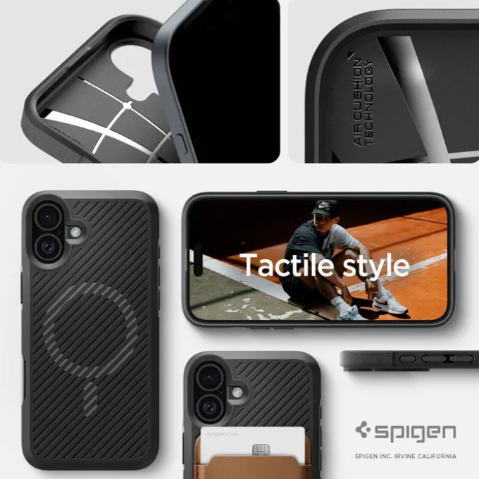 Etui iPhone 16 Spigen Core Armor Mag Magsafe Matte Black