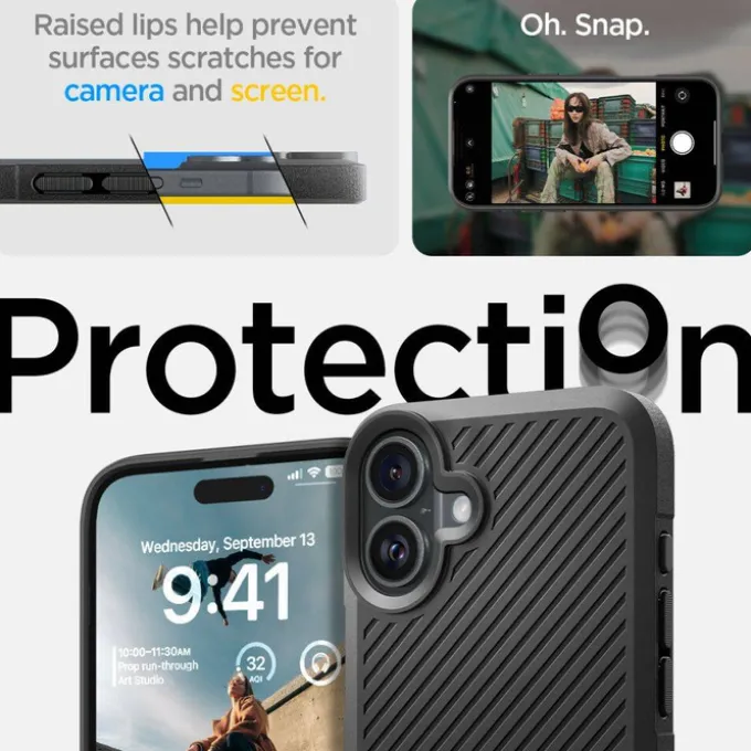 Etui iPhone 16 Spigen Core Armor Matte Black