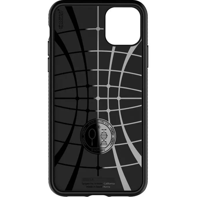 Etui Iphone 11 SPIGEN Liquid Air Apple Matte Black Czarne Case
