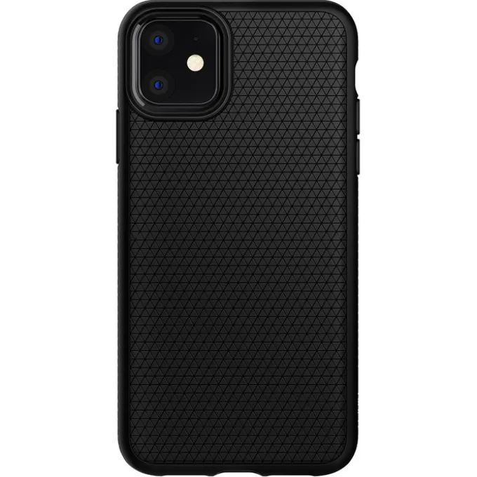 Etui Iphone 11 SPIGEN Liquid Air Apple Matte Black Czarne Case