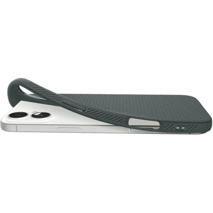 Etui iPhone 16 Spigen Liquid Air Abyss Green
