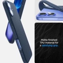 Etui iPhone 16 Spigen Liquid Air Navy Blue