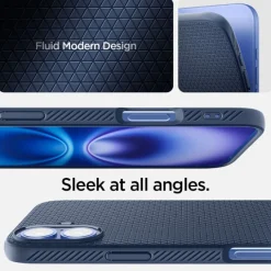 Etui iPhone 16 Spigen Liquid Air Navy Blue