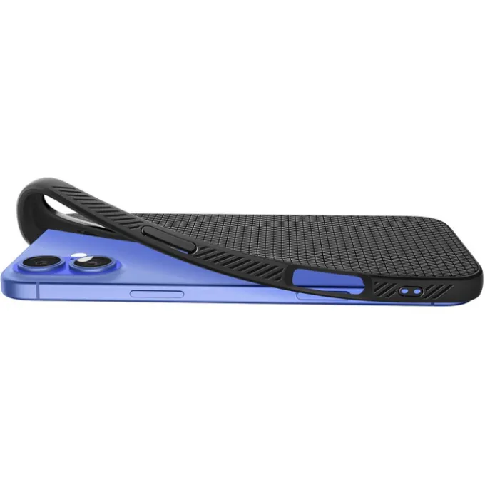 Etui iPhone 16 Spigen Liquid Air Matte Black