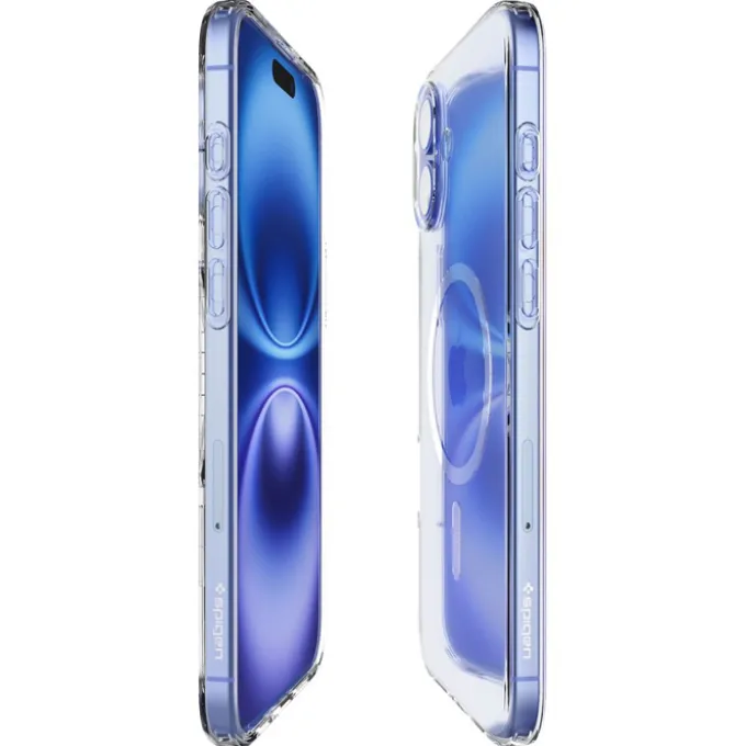 Etui iPhone 16 Spigen Liquid Crystal Mag Magsafe Clear